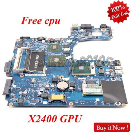 NOKOTION Laptop Motherboard For Samsung NP-R60 R60 BA92-04962a Mainboard DDR2 X2400 GPU Free cpu 100% WORKS