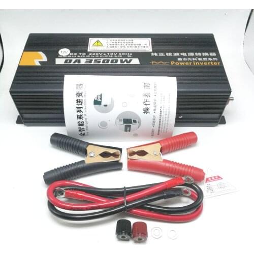 Peak 3000W pure sine wave solar power inverter DC 12V to AC 220V off grid inverter Voltage Transformer