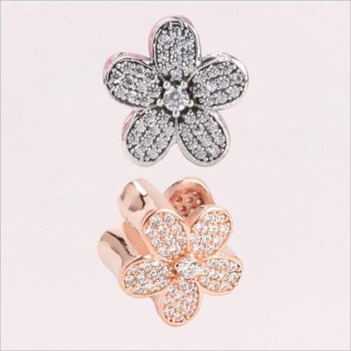 Authentic 925 Sterling Silver Beads New Dazzling Daisy Creative Beads Fit Original Pandora Bracelet For Women Diy Jewelry