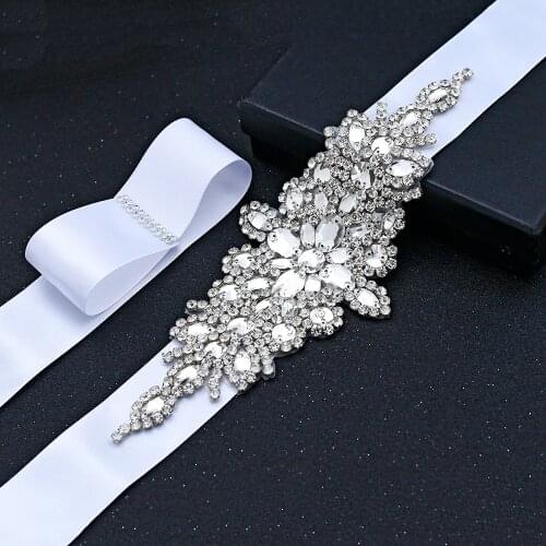 ZMS01 Handmade Womens Belt Wedding Belt Bridal Sash Bridesmaid Sash Wedding Dress Belt Belt for Evening Party Prom Gown Dress