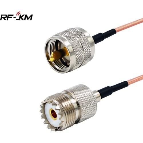 UHF PL-259 Male to UHF SO-239 Female RG316 Antenna Extension Cable Pl259 Pigtail connector for CB Radio Ham Radio FM Transmitter