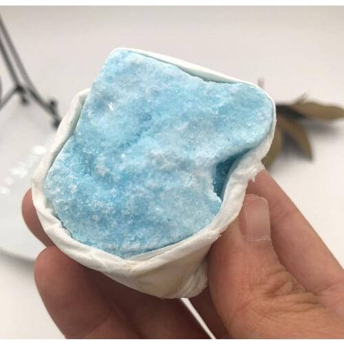 1pc Random Raw Blue Aragonite Crystal Rock Specimen Mineral Healing Reiki Stone Home Decor Rough