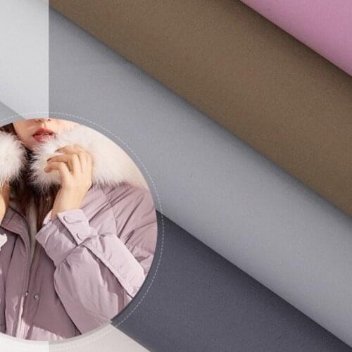 130 meters roll high quality t400 pure polyester card Autumn and winter waterproof down jacket cotton jacket windbreaker fabric