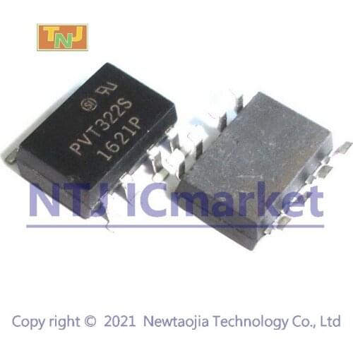 5 PCS PVT322S SMD-8 PVT322SPBF PVT322 Power MOSFET Photovoltaic Relay Dual Pole