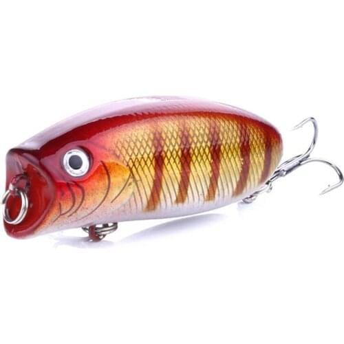 8 Colors Fishing Popper Lure 1 pcs Topwater Popper Bait 5.5cm 11g Artificial Hard Bait Fishing Lure