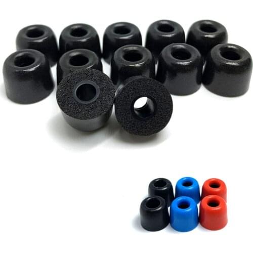 12 Pcs/6 pair ANJIRUI NEW T400 Memory Foam Ear Tips (S M L) 4.9mm Caliber Ear Pads T400 memory foam eartips for in-ear earphone