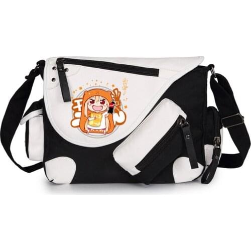 Anime Himono Onna Handbag Shoulder Bag Totoro Canvas Casual Zipper Crossbody Schoolbag Messenger Bag