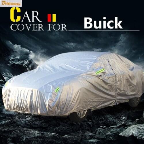 Buildreamen2 Car Cover Sun Anti-UV Rain Snow Resistant Cover Waterproof For Buick LeSabre Skylark Encore LaCrosse Royaum Excelle