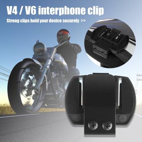 Motorcycle Helmet Headset Earphone Clip Bluetooth-compatible Intercom Bracket Accessories for Motorcycle V4 V6