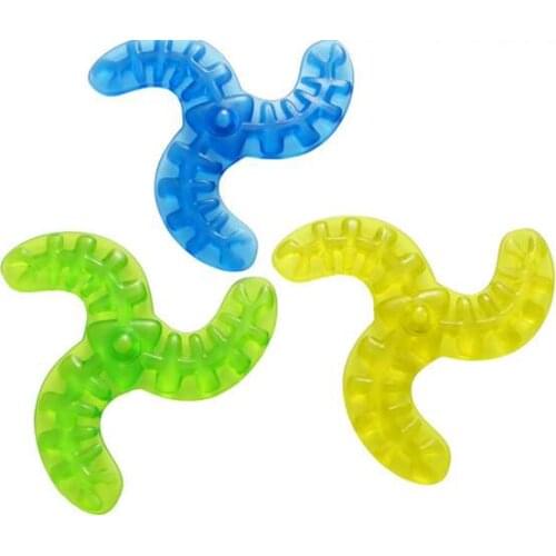 Curved Dog Wear-resistant Frying Disc Bite For Pet Training Toys Competition Boomerang Child Toys Outdoors Sports Flying Disks