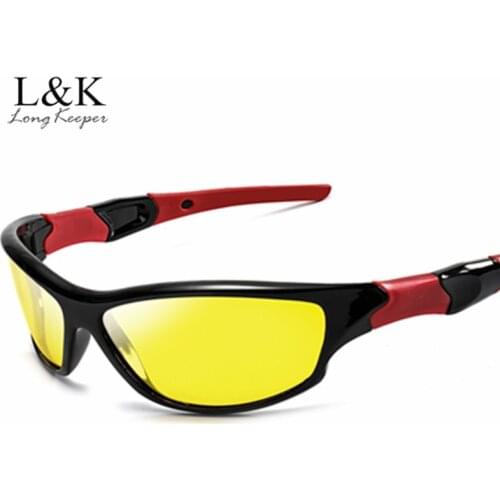Long Keeper 2019 Men Women Polarized Sunglasses Len Yellow Night Vision Mens Sun Glasses Safe Driving Goggles Outdoor Eyewear