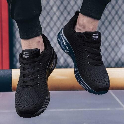 Shoes for men sneakers 2021 new mesh breathable air cushion footwear light walking sneaker men running shoes basket homme
