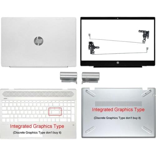 New For HP Pavilion 15-CW 15-CS TPN-Q208 TPN-Q210 Laptop Back Cover/Front Bezel/Palmrest/Bottom Case White Silver L28379-001