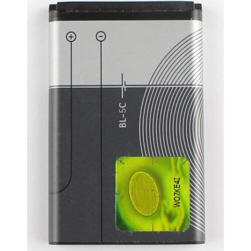 Original BL-5C phone battery for Nokia C2-01 C2-02 C2-03 C2-06 X2-01 5130 6230i N72 N70 5130 2610 6267 7610 E50 3208C