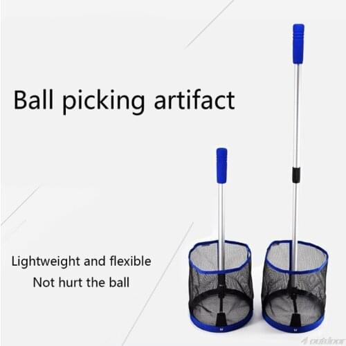 Pingpong Ball Retriever Container Training Tool Ball Pick Up Net Bag Table Tennis Picker J29 21 Dropshipping