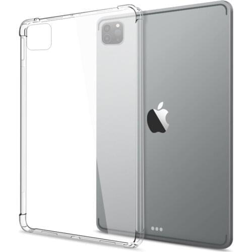 Shockproof Silicone Case For iPad Pro 11 inch 2021 2020 2018 ipad pro 11'' TPU Flexible Bumper Clear Transparent Back Cover