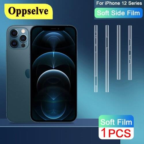 HD Transparent Soft Side Film For iPhone 12 Mini Pro Max Ultra-Thin Phone Side Hydrogel Rim Film Protective For iPhone 12 Mini