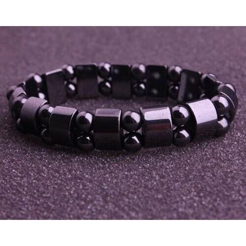SALE! Pearl Black Magnetic Hematite Bracelet Fashion Pain Therapy Arthritis Free Shipping