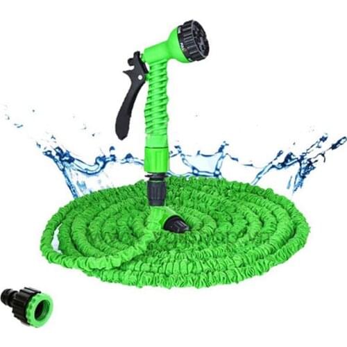 25FT-250FT Garden Hose Expandable Magic Flexible Water Hose EU Hose Plastic Hoses Pipe With Spray Gun To Watering Car Wash Spray