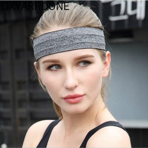2019 New 10pcs/lot Women Sports Yoga Hair Band Silicone Non Slip Grip Headband Ladies Elastic Yoga Sport Sweat Running Headband