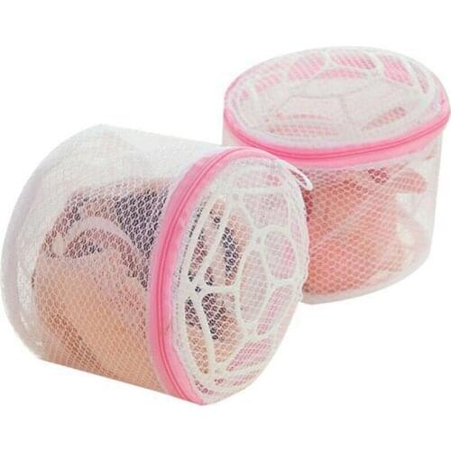 Folding Multifunction Wash Protect Bag Bra Care With Hanger Bra Underwear Storage Drying Rack Basket Laundry Bags & Baskets