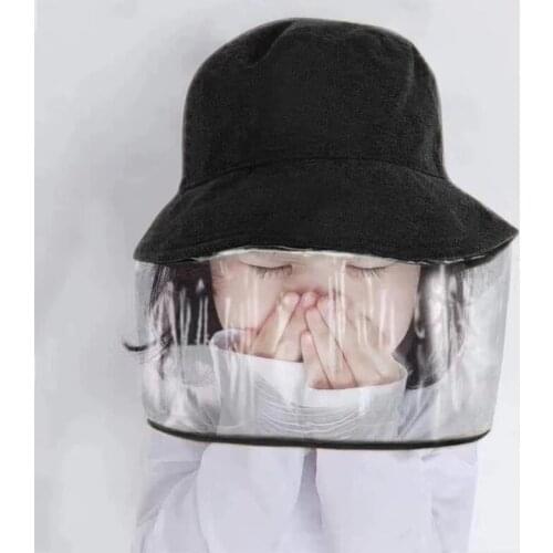 Anti-saliva water drop protective cap sun visor sun visor fisherman hat men and women hat