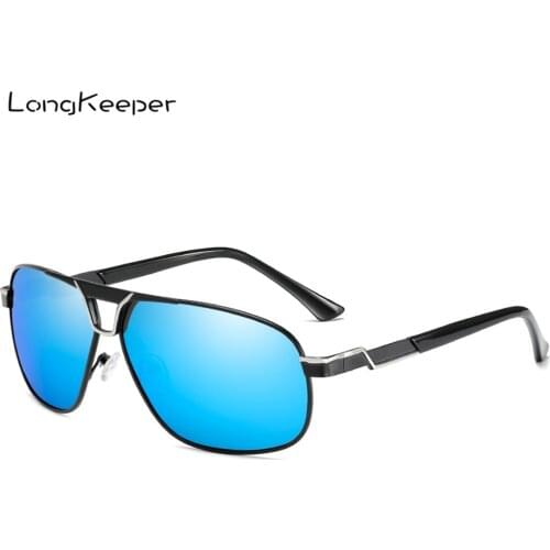 Classic Polarized Sunglasses Men Brand Design Square Coating Driving Sun Glasses Male Pilot Metal Frame Glasses Gafas De Sol