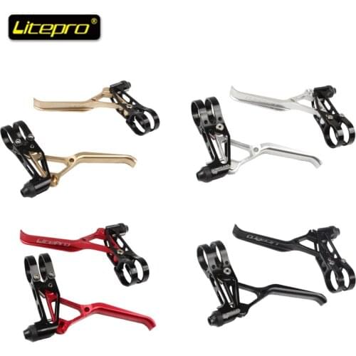 Brake lever LP litepro ultralight CNC 64g folding bike road bike small wheel V brake lever high quality brake lever