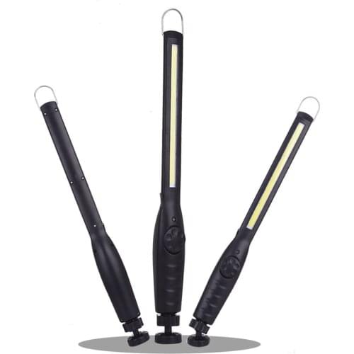 USB Charging COB Inspection Light LED Work Light Strip Portable with Battery Status Display