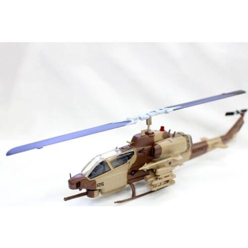 1:72 Super Cobra AH-1W Navy Army Marines Alloy Metal Diecast Helicopter Aircraft model IXO Collectable Helicopter Toy Model