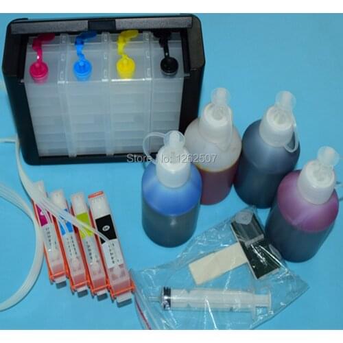 178 364 564 862 920 4Colors Ciss with ARC chips and Dye Refill Ink For HP 5510 6510 7510 B110 B209 B210 6500A 7500A 7000 6000