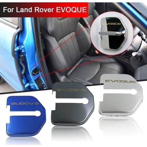 4pcs 3d stainless steel Car door lock protection cover car accessories interior For Land Rover range rover evoque 2011-2020