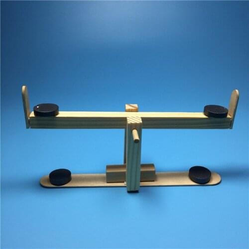 DIY scientific intelligence production simulation creative seesaw hands on brain magnetic experiment bar principle