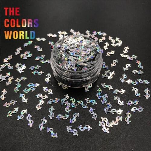 Dollar USD Money Sequin Nails Glitter Nail Art Decoration Body Art Makeup Tumblers Craft DIY Accessoires Festival Party Supplier