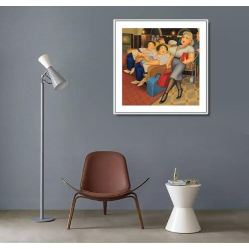 Vintage Style Art Prints Canvas poster Bar Oil Painting Modern Style Cuadros Poster Living room decor Geometric Poster pop