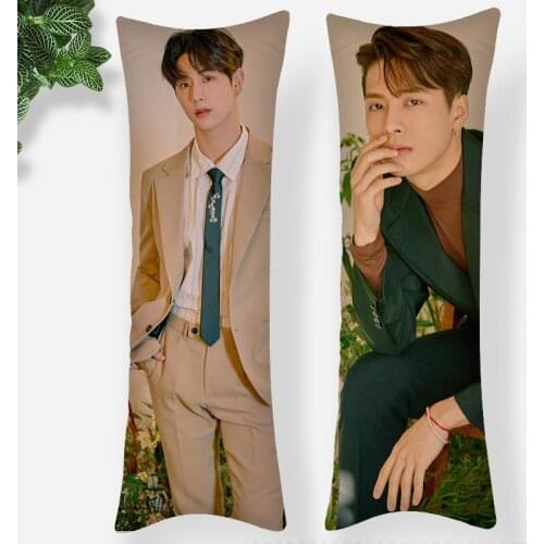 KPOP Boy GOT7 Pillowcase Printed Satin Fabric Pillow Cover Rectangular Zipper Kawaii Body Cover Dropshipping 0811