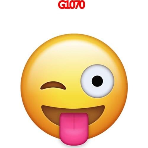 Creative Smiley Stickers VoiturePVC Car Stickers Cool Car Window Decor Hot Selling