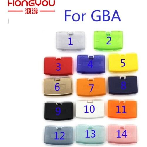 10Pcs For GBA Battery Cover Lid Door Replacement For GBA Back Door Case For Nintendo Gameboy Advance
