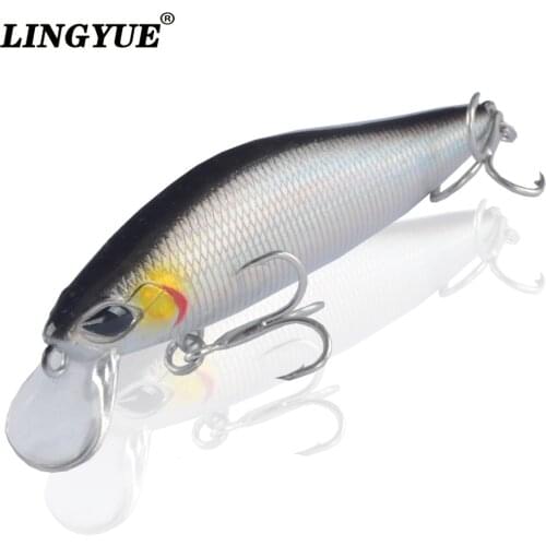 LINGYUE 9cm 7cm magnet weight system long casting New model fishing lures hard bait dive 0.8-1.2m quality wobblers minnow