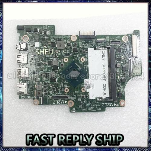 N2830 SHELI FOR Dell Inspiron 11 3147 11-3147 laptop Motherboard CN-0CW22X 0CW22X CW22X mainboard NOTEBOOK PC DDR3L 100% test ok