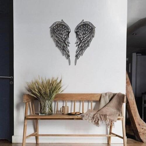 MELEK KANATLARI METAL DUVAR TABLOSU ŞIK LÜKS DEKORATİF ÜRÜN