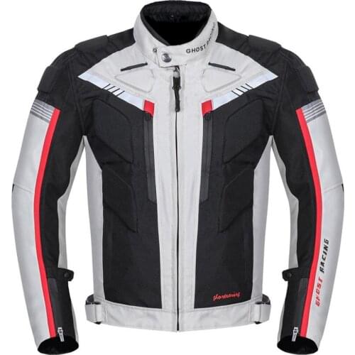 Motorcycle Jacket, Motorbike Breathable Mesh Coat -Automobile Racing Jacket for Outdoor Riding, 5 Sizes