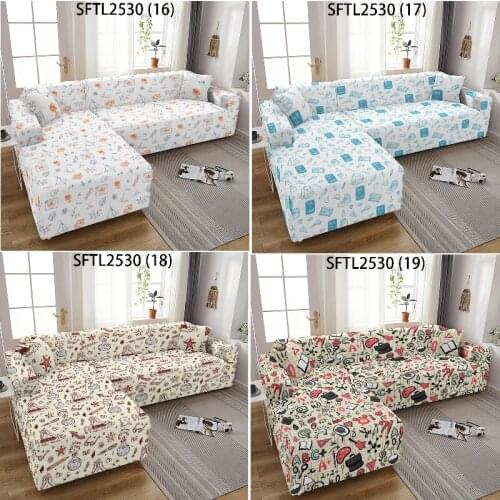 Cartoon school supplies Covers for sofas Sofa chaise cover lounge Puff seat Cushion cover sofa covers Armchair cover For home