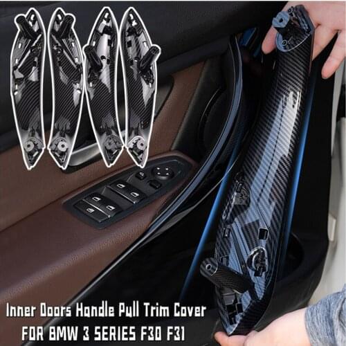 Car left Right Interior Inner Door Armrest Panel Handle Pull Trim Cover For BMW 3 series 2013-2018 F30 F32 F33 F34 F35 F36 F82