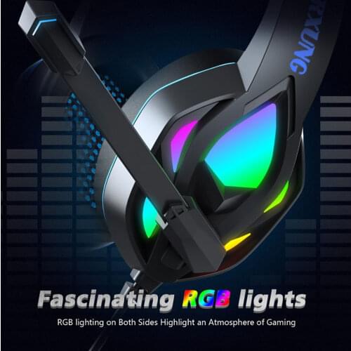MS Spider-Shaped Rgb Light Dual Interface E-Sports Game Headset Professional Headphone PC Laptop Gamer headset For PS4 PS5 Xbox