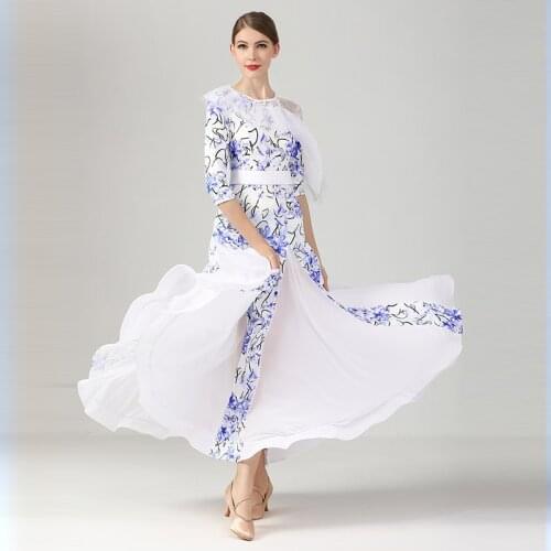 2021 New ballroom dance competition dress dance ballroom waltz dresses standard dance dress women ballroom dress 2111