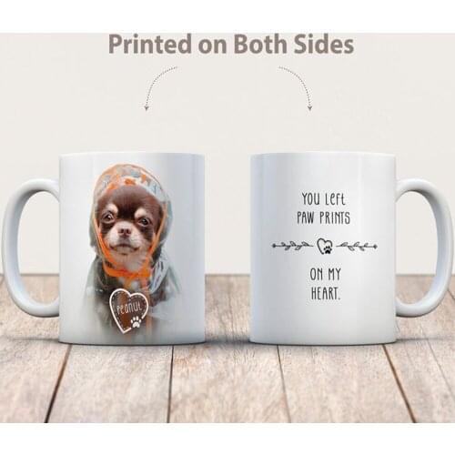 Pet Memorial Gift,Pet Photo Coffee Mug,Dog Lover Gift, Dog Sympathy Mug, Custom Pet Gift, Dog Loss Photo Mug