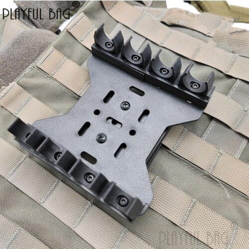 PB Playful bag Adapter board MOLLE system expansion upgrade accessories back clip general CS sport DIY toys QF24S