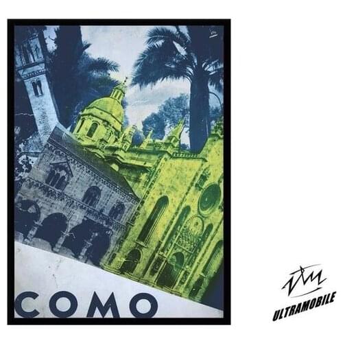 Poster Graphic Como Metal Tin Sign Wall Plaque Art Poster