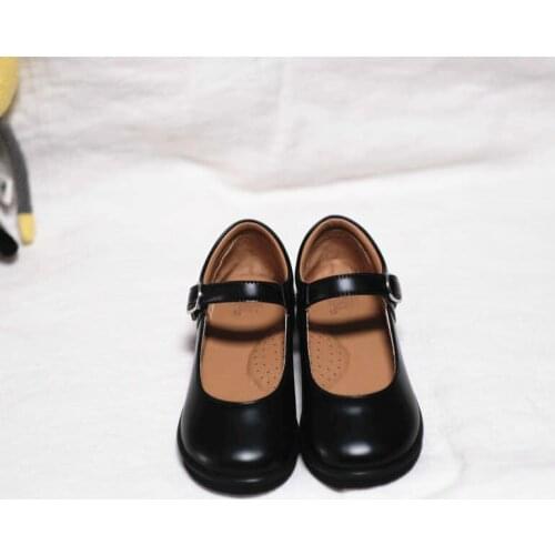 Spring summer Girls Flat shoes Premium PU Leather Non-slip sole Childrens casual shoes Princess school shoes 6T